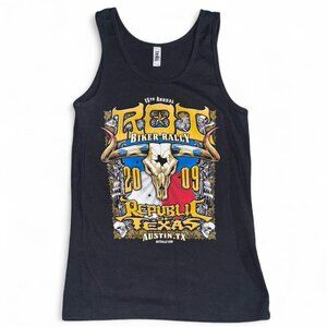 Vintage ROT Biker Rally 2009 Austin TX Tank Top
